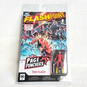3/$40 Sealed Flashpoint The Flash 1 DC Comic Book & Figure by McFarlane!!
